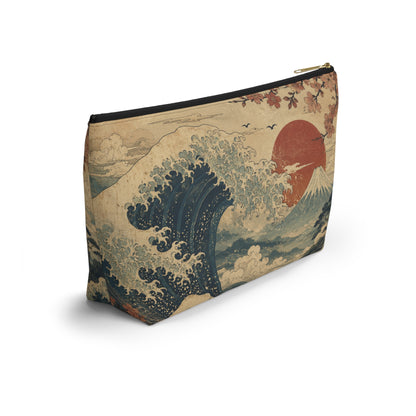 Vintage Japanese Wave Make Up Accessory Bag