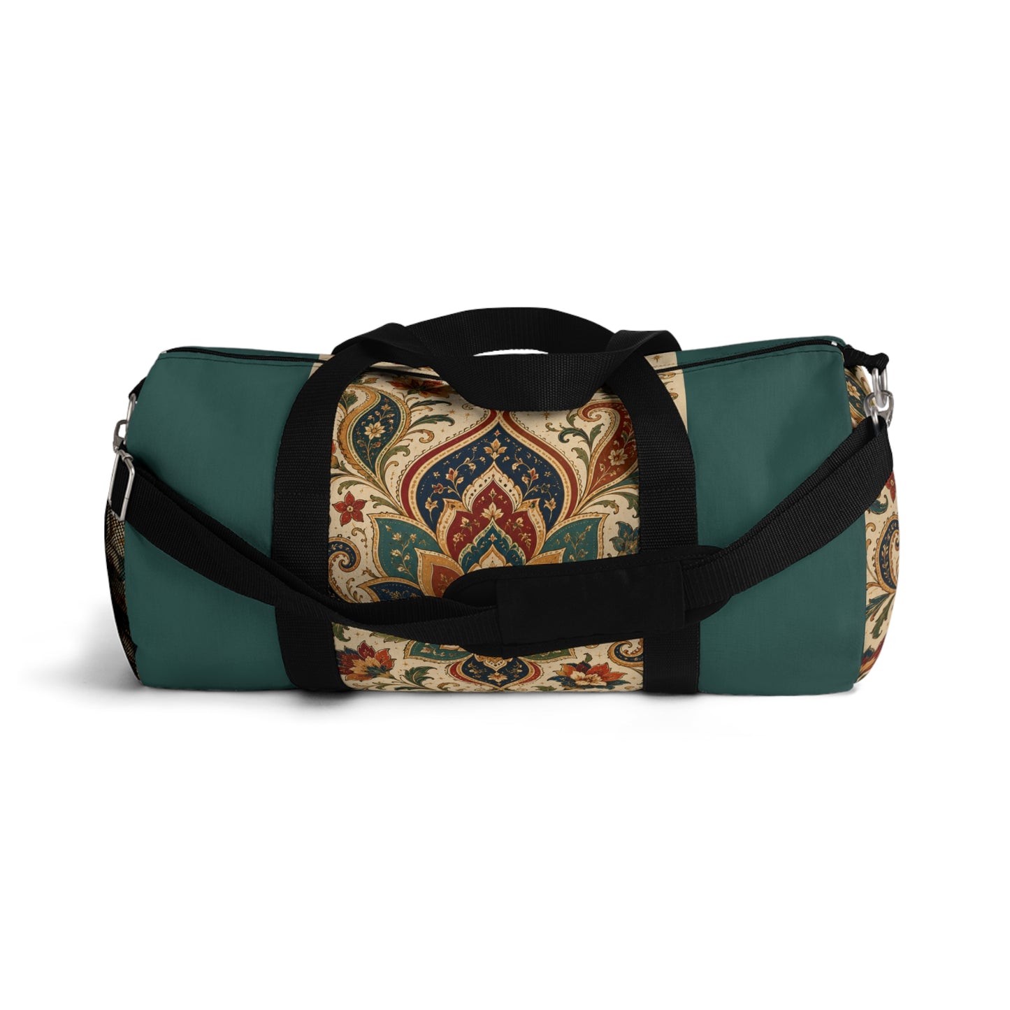 Indian Vintage Indigo Green Bohemian Duffel Gym Bag