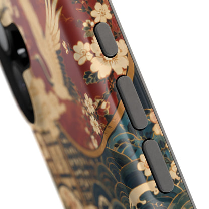 East Asian Floral iPhone Case | Magnetic Impact-Resistant Cases