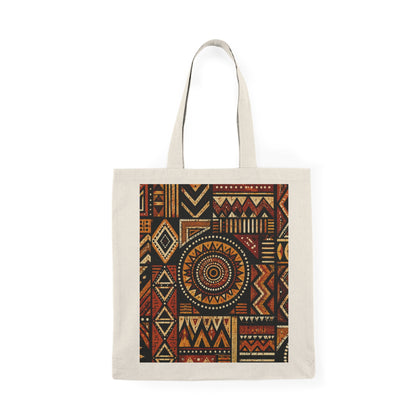 100% Cotton African Tribal Geometric Tote Bag