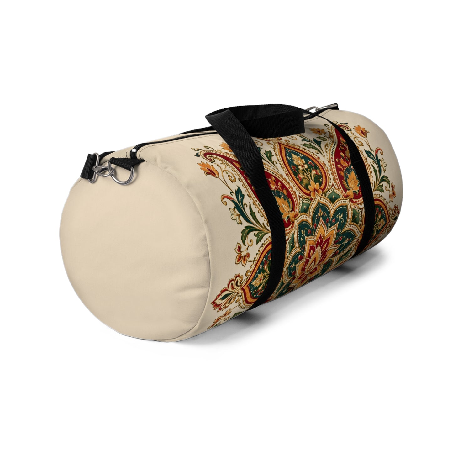 Indian Vintage Floral Mandala Duffel Gym Bag
