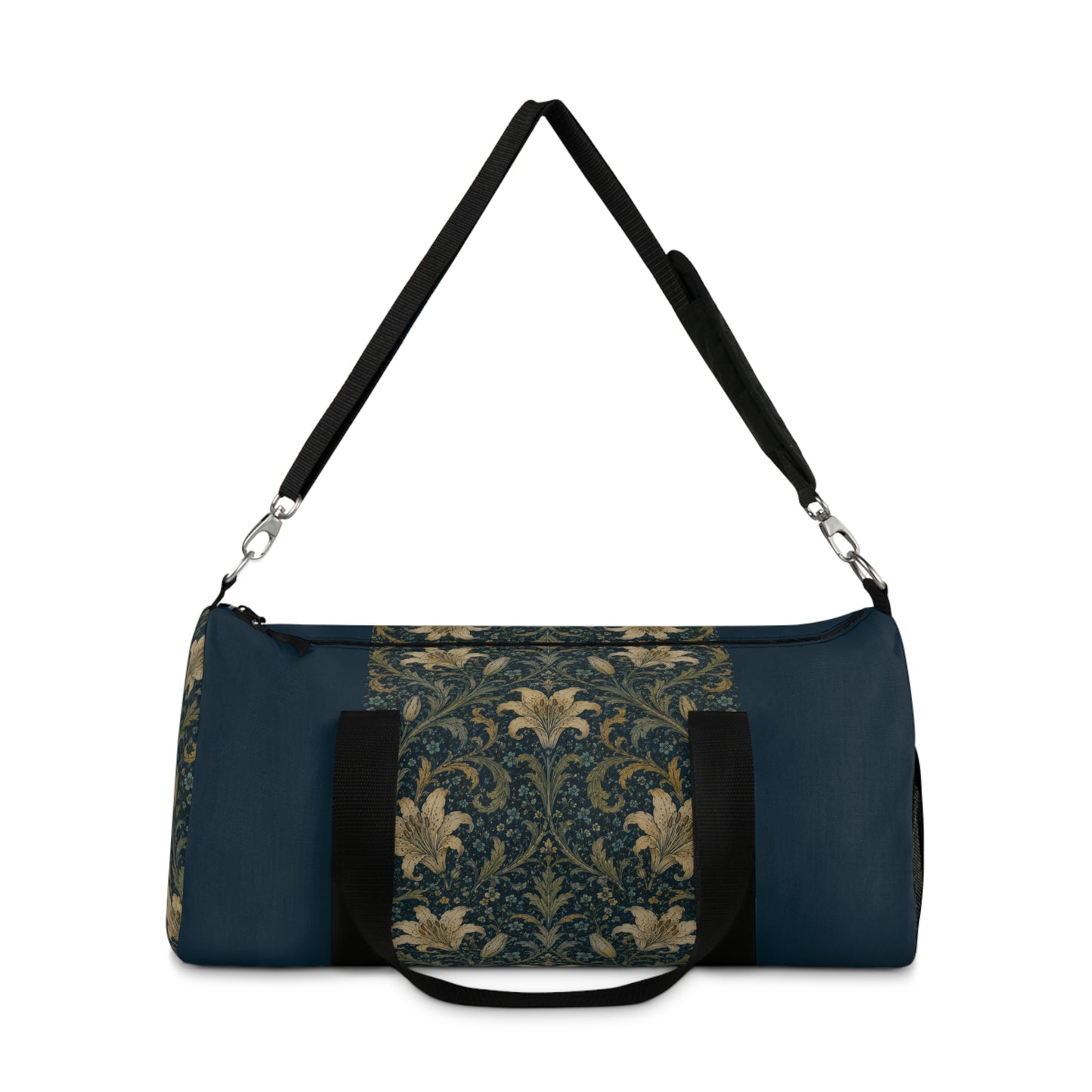 William Morris Damask Floral Duffel Gym Bag