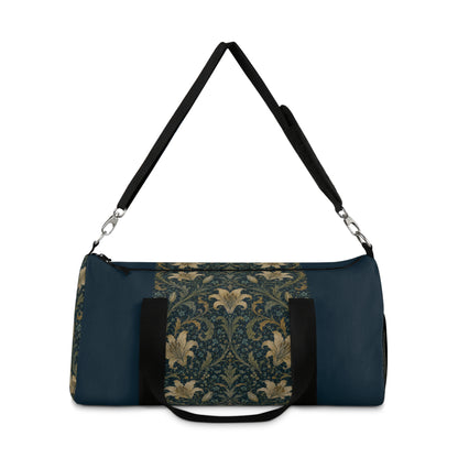 William Morris Damask Floral Duffel Gym Bag