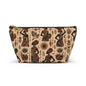 African Woman Figures Accessory Pouch Makeup Bag