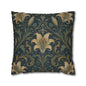 William Morris Damask Floral Lily Pillowcase Cover