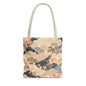 Vintage Japanese Waves & Clouds Painting Full Art Tote Bag