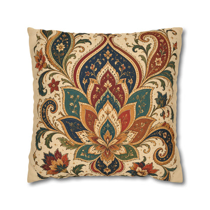 Indian Vintage Paisley Floral Throw Pillow Case Cover
