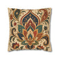 Indian Vintage Paisley Floral Throw Pillow Case Cover