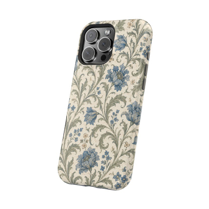 William Morris Floral Blue Magnetic iPhone Cases