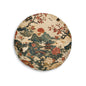 East Asian Landscape Round Tufted Floor Pillow