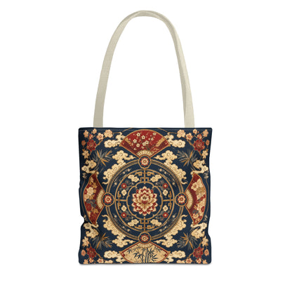 East Asian Mandala Full Art Tote Bag