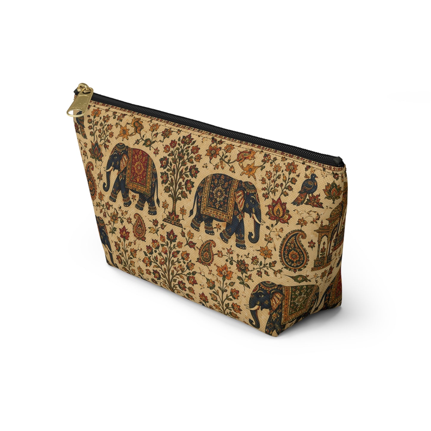 Indian Vintage Traditional Elephant Makeup Accessory Pouch