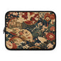 East Asian Floral Crane Pillow Case