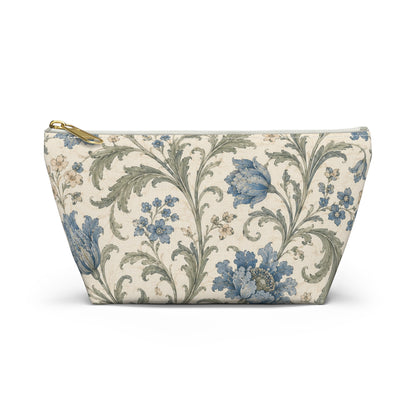 William Morris Floral Blue Makeup Accessory Pouch