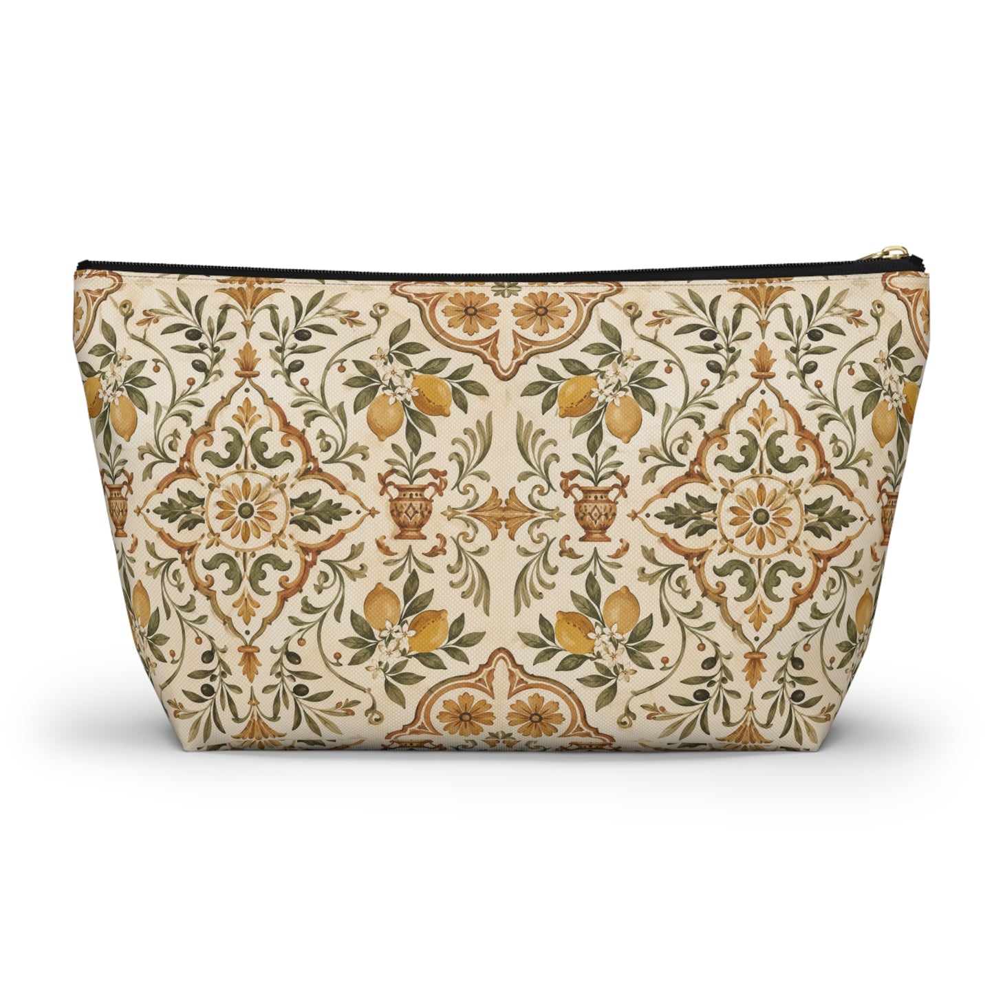 Mediterranean Moroccan Lemon Makeup Bag