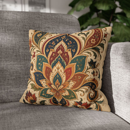 Indian Vintage Paisley Floral Throw Pillow Case Cover
