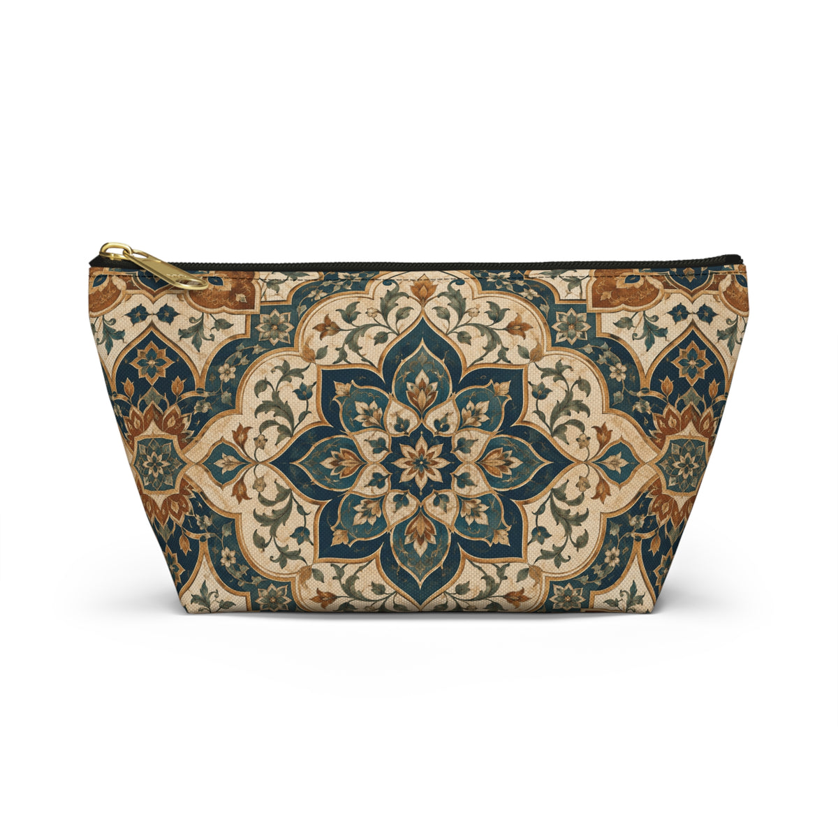 Elaborate Moroccan Mandala Makeup Bag