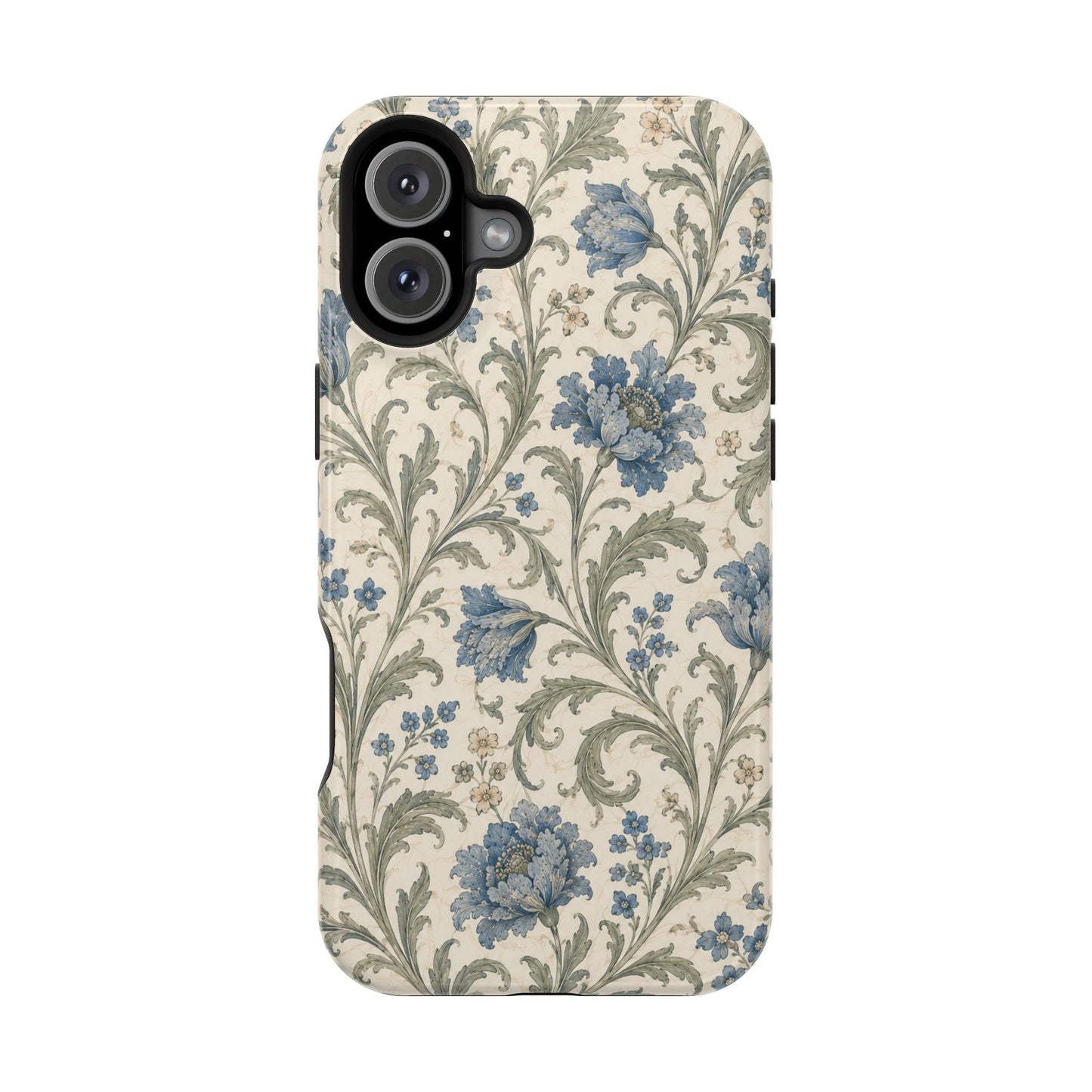 William Morris Floral Blue Magnetic iPhone Cases