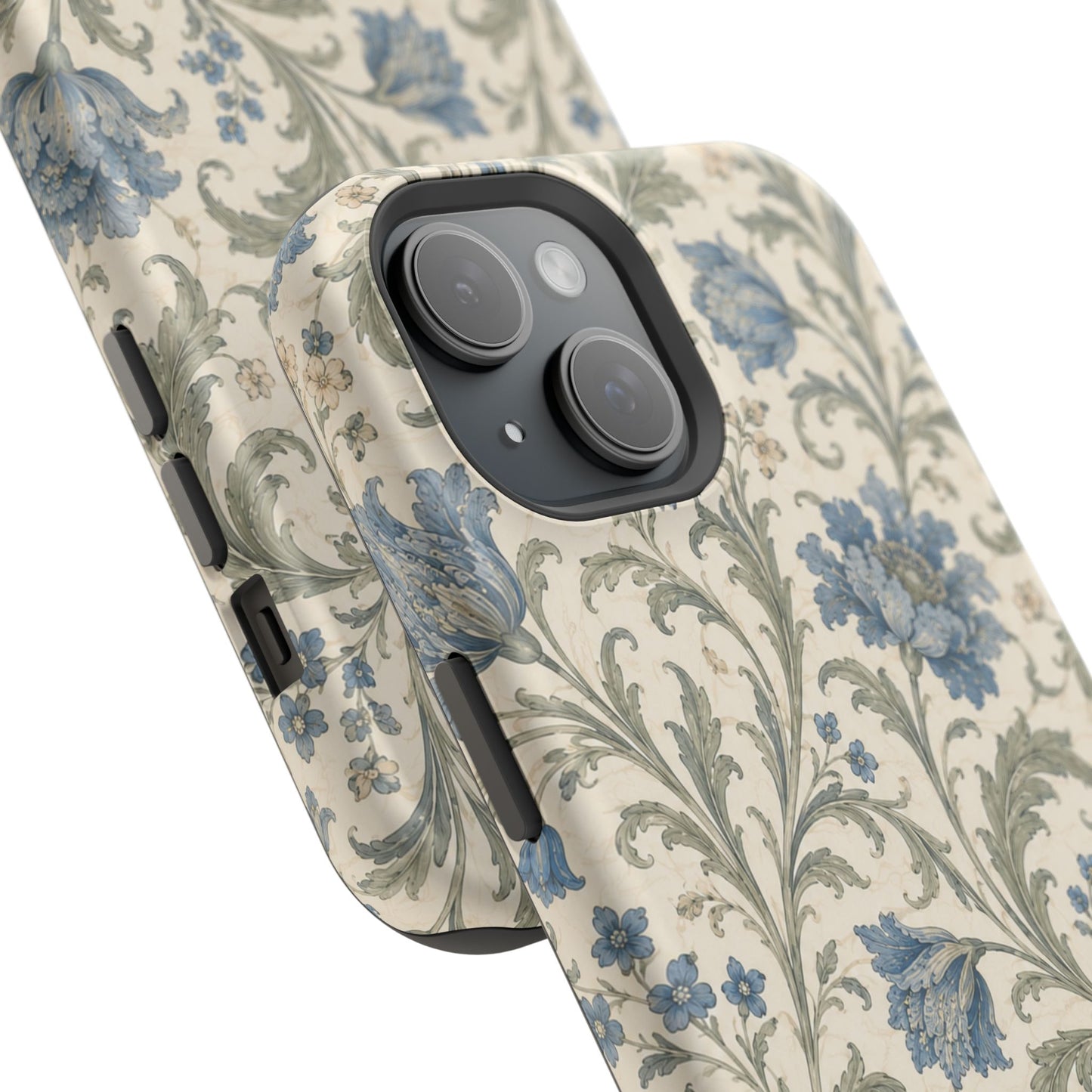William Morris Floral Blue Magnetic iPhone Cases