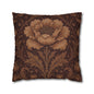 William Morris Floral Damask Rose Pillowcase Cover