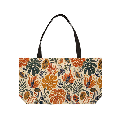 African Tribal Botanical Palm Weekender Tote Bag