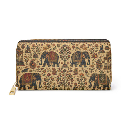 Indian Vintage Traditional Elephant Zipper Wallet