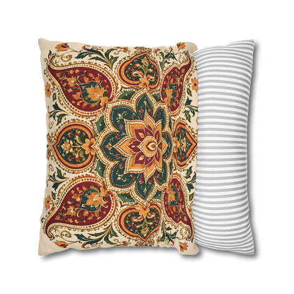 Indian Vintage Floral Mandala Pillowcase Cover