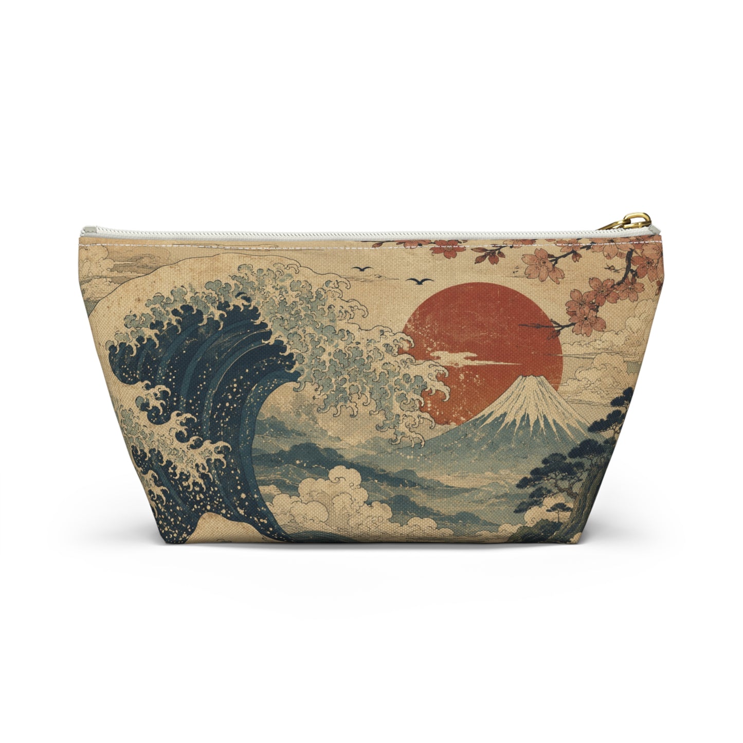 Vintage Japanese Wave Make Up Accessory Bag