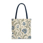 William Morris Blue Floral Vine Full Art Tote Bag