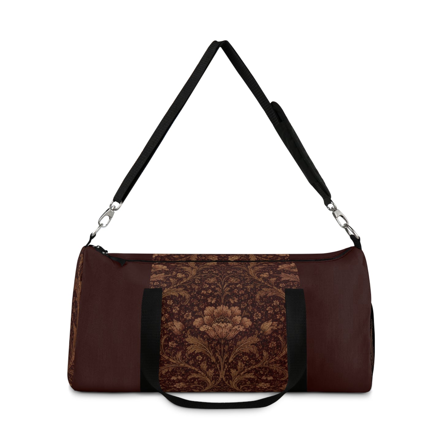 William Morris Floral Damask Rose Duffel Gym Bag