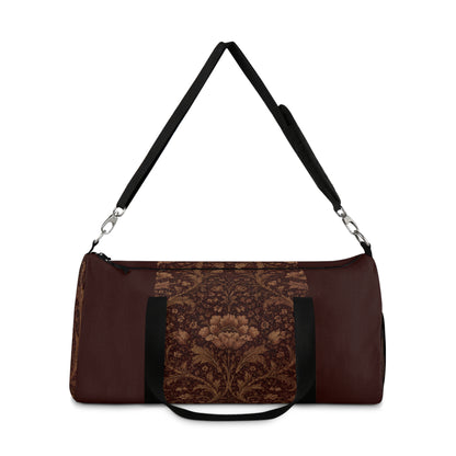 William Morris Floral Damask Rose Duffel Gym Bag