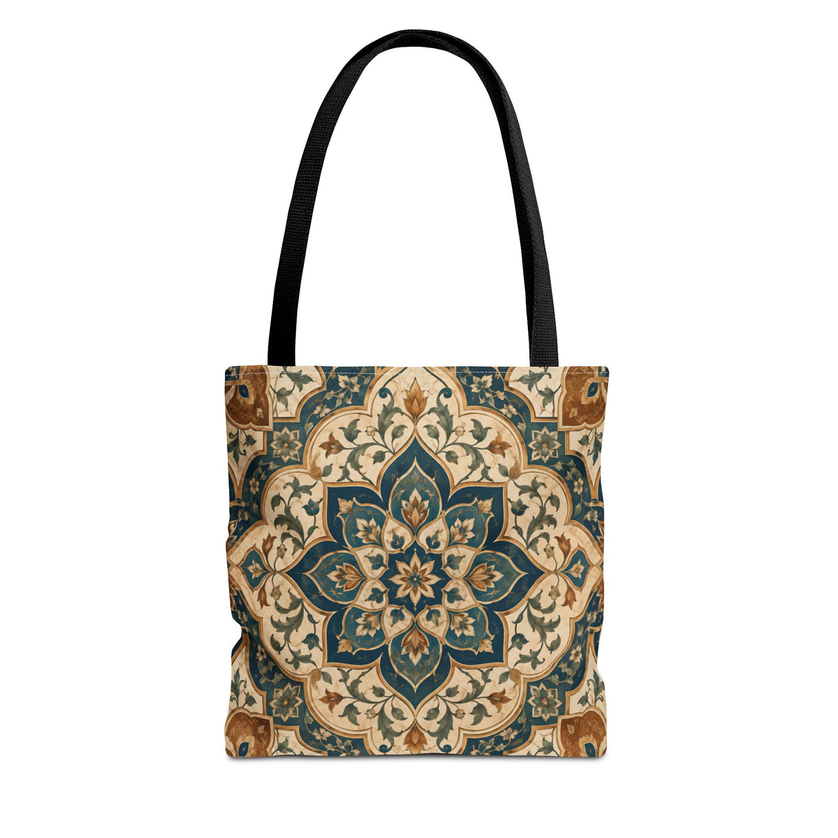 Full Art Elaborate Moroccan Canvas Tote Bag