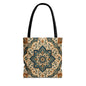 Full Art Elaborate Moroccan Canvas Tote Bag