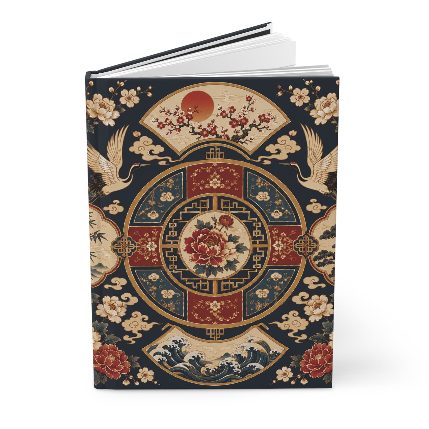 East Asian Mandala Hardcover Journal