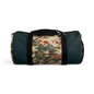East Asian Vintage Landscape Navy Blue Duffel Gym Bag