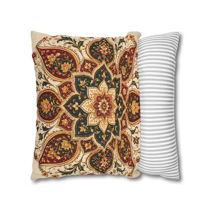 Indian Vintage Floral Mandala Bohemian Pillow Case cover