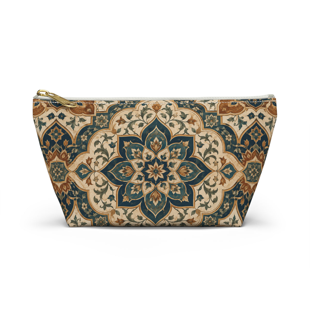 Elaborate Moroccan Mandala Makeup Bag