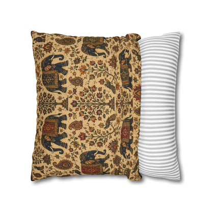 Indian Vintage Traditional Elephant Pillow Case Cover