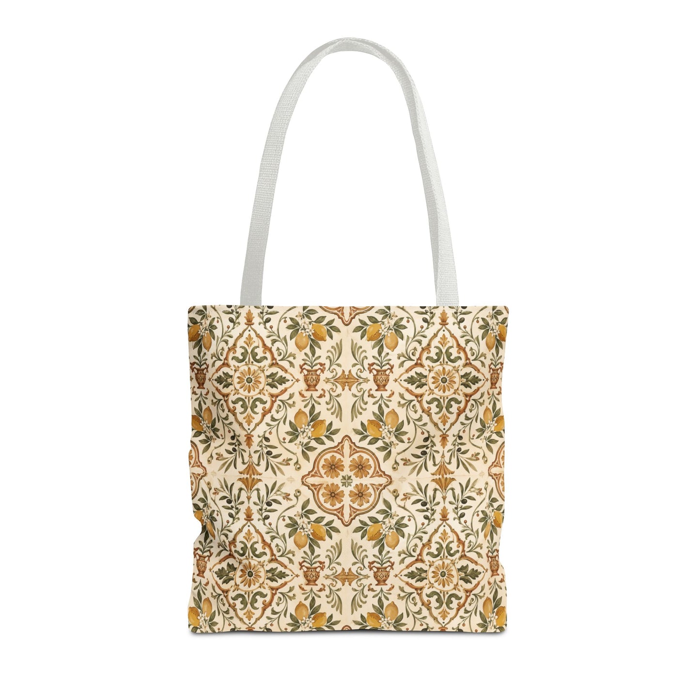 Mediterranean Moroccan Lemon Ornate Tote Bag