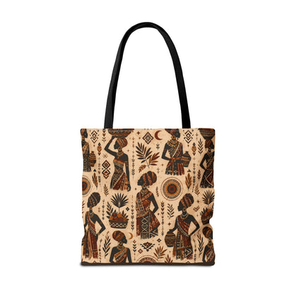 African Woman Figures Full Art Tote Bag