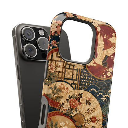 East Asian Floral iPhone Case | Magnetic Impact-Resistant Cases