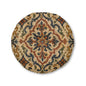 Moroccan Ornate Traditional Round Tufted Floor Pillow
