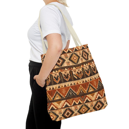 African Tribal Traditional Pattern Full Art Tote Bag