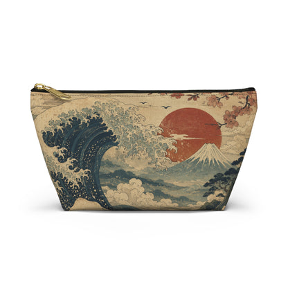 Vintage Japanese Wave Make Up Accessory Bag