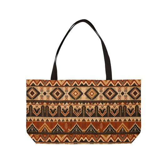 African Tribal Traditional Pattern Weekender Tote Bag