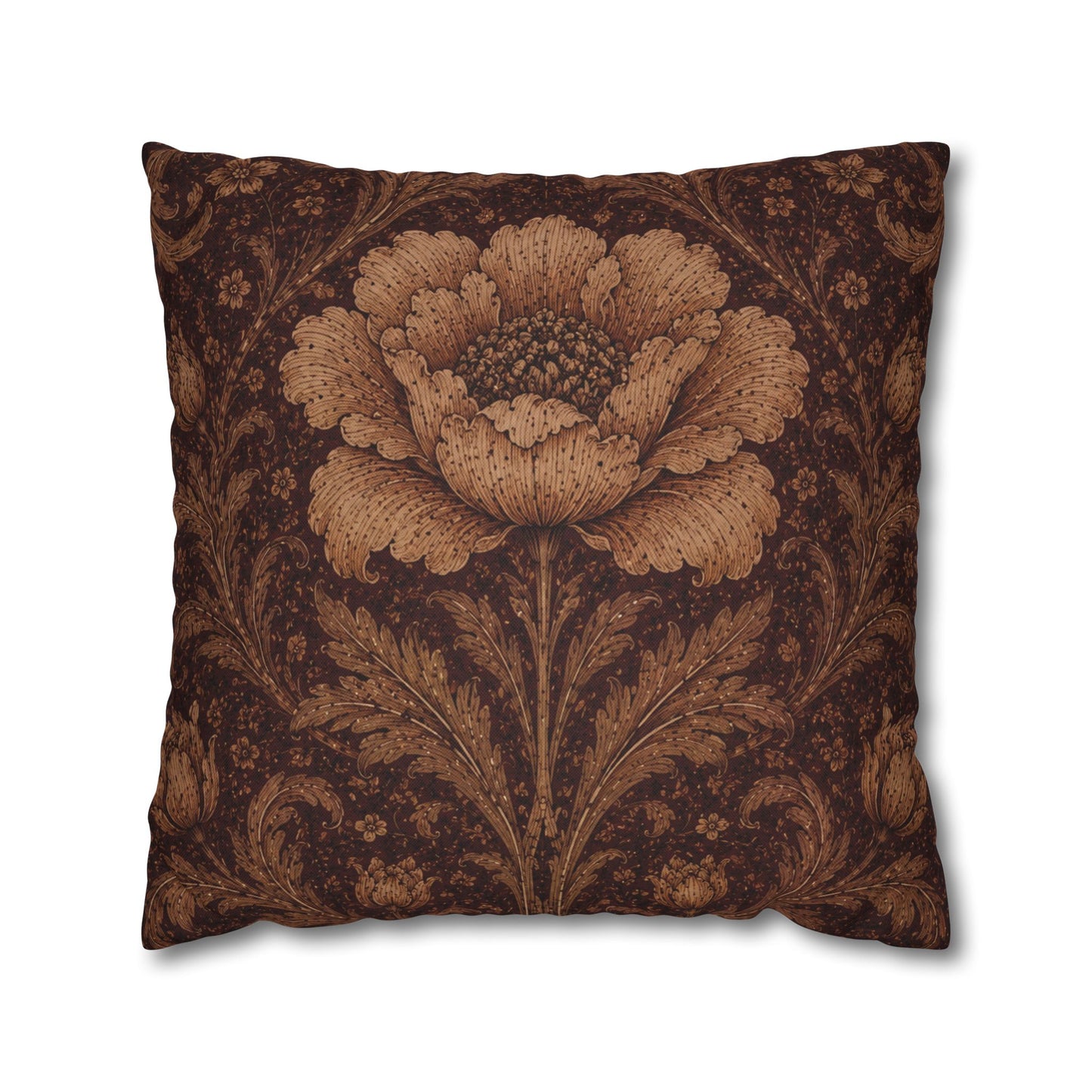 William Morris Floral Damask Rose Pillowcase Cover