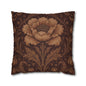 William Morris Floral Damask Rose Pillowcase Cover