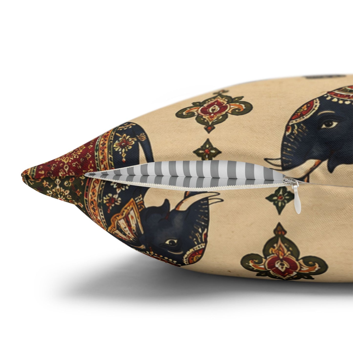 Indian Vintage Traditional Elephant Tapestry Pillow Case Cover