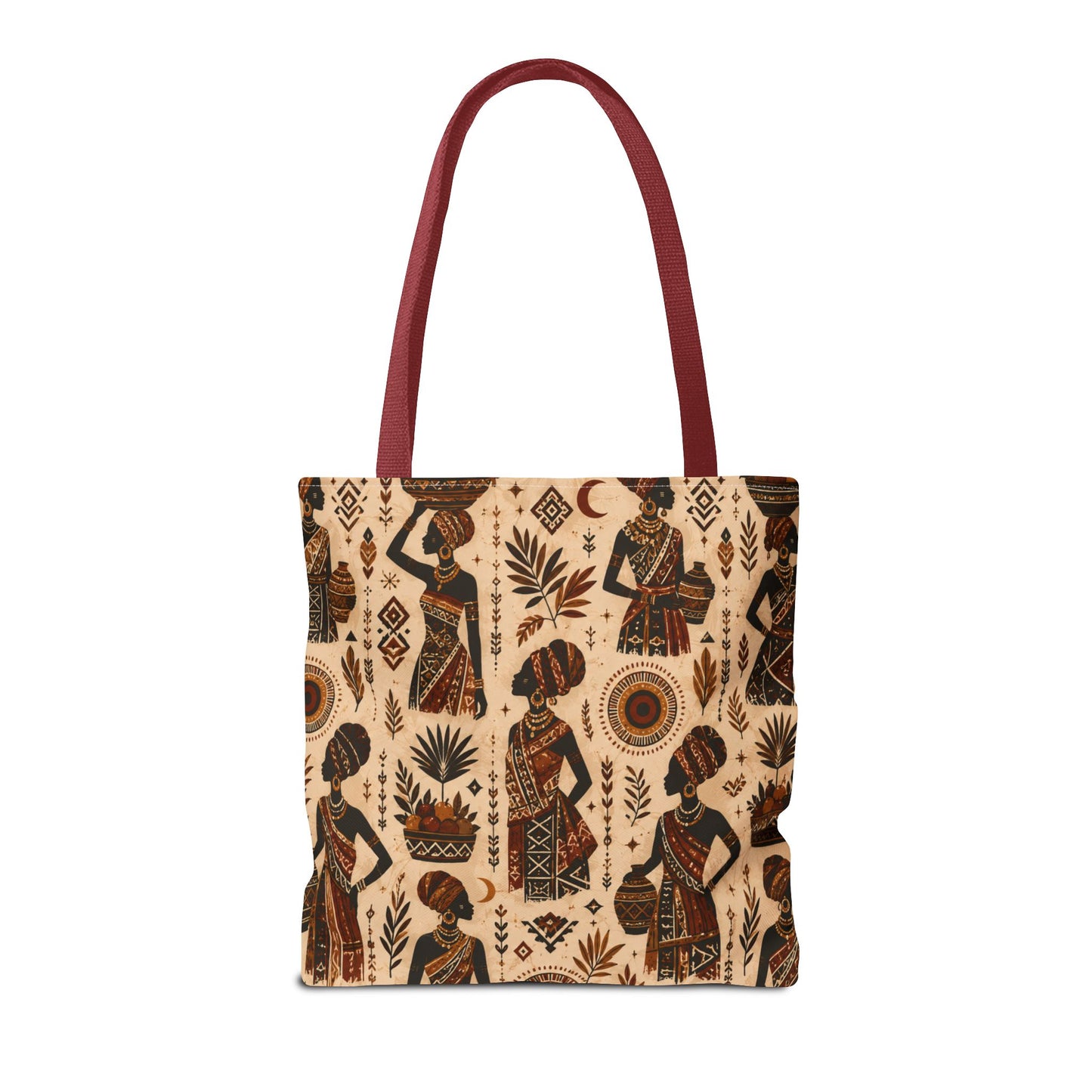 African Woman Figures Full Art Tote Bag