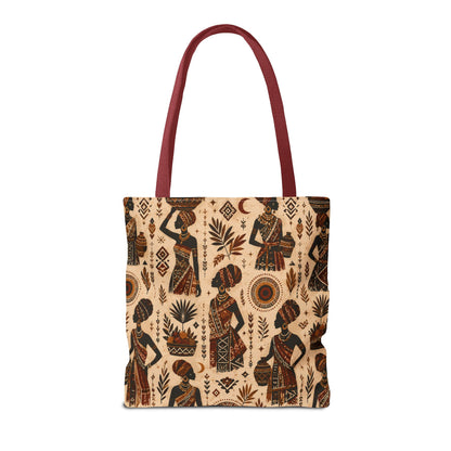 African Woman Figures Full Art Tote Bag